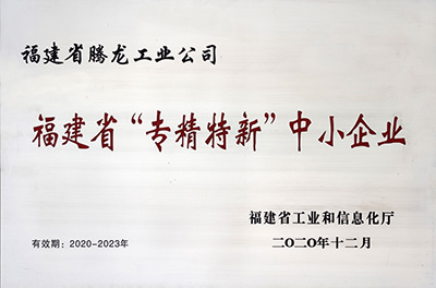 福建省专精特新中小企业